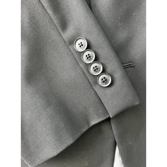 OSCAR DE LA RENTA Mens Wool Cashmere Black Blazer Suit Coat‎  Sports Jacket 42L - Picture 5 of 9